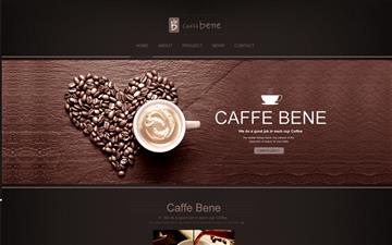 自貢黑羽網(wǎng)絡(luò)網(wǎng)頁(yè)制作案例-caffe bene